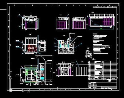 机械设备涂装喷漆线工艺平面图下载(1.60 MB,dwg格式) 机械CAD图纸